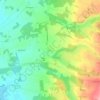 Yvrac topographic map, elevation, terrain
