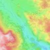Gornja Bukovica topographic map, elevation, terrain