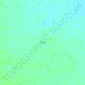 Estanbul topographic map, elevation, terrain
