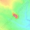 Oldonyo Muruok Hill topographic map, elevation, terrain