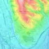 Corniche Fleurie topographic map, elevation, terrain