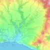 Lomba do Loução topographic map, elevation, terrain