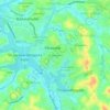Thalangama topographic map, elevation, terrain