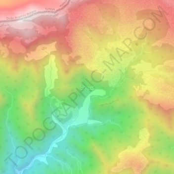 Upper Nerwa topographic map, elevation, terrain