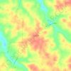 Liberty Hill topographic map, elevation, terrain