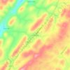 Walkertown topographic map, elevation, terrain