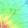 Cluwak topographic map, elevation, terrain