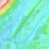 Mountain Ridge topographic map, elevation, terrain