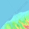 Mastichari topographic map, elevation, terrain