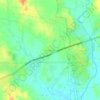 Padagha topographic map, elevation, terrain