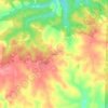 Buffalo topographic map, elevation, terrain