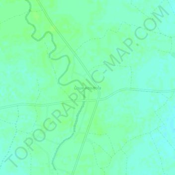 Ban Khlong Suk Chai topographic map, elevation, terrain