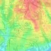 North Hampton topographic map, elevation, terrain