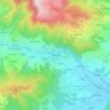 Travnik topographic map, elevation, terrain