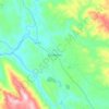 San Andreas topographic map, elevation, terrain