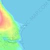 Kala Point topographic map, elevation, terrain