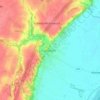 Gruczno topographic map, elevation, terrain