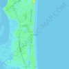 American Beach topographic map, elevation, terrain