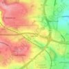 Thorpe-on-the-Hill topographic map, elevation, terrain