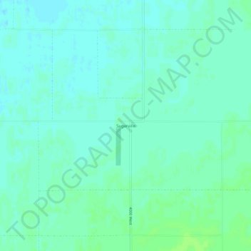 Sugarville topographic map, elevation, terrain