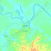 Langgam topographic map, elevation, terrain