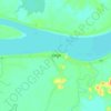 Chhlong topographic map, elevation, terrain