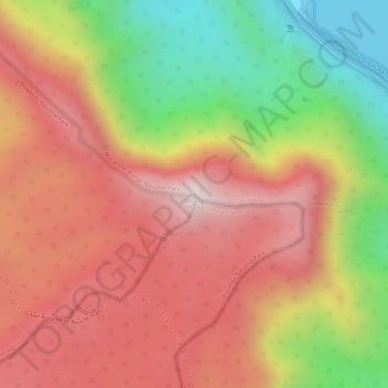 Mount Charlie topographic map, elevation, terrain