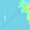 Tana Island topographic map, elevation, terrain