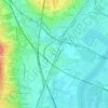 La Croix topographic map, elevation, terrain