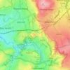 High Haden topographic map, elevation, terrain