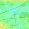 Glazebury topographic map, elevation, terrain