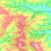 Longdown topographic map, elevation, terrain