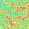 Snowden topographic map, elevation, terrain