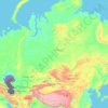 Asia topographic map, elevation, terrain