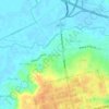 Bến Cam topographic map, elevation, terrain