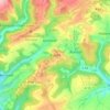 Buscht topographic map, elevation, terrain