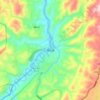 Maotai topographic map, elevation, terrain