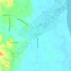 Muara Badak Ulu topographic map, elevation, terrain