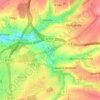 Lauvallières topographic map, elevation, terrain