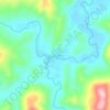 Long Pasia topographic map, elevation, terrain