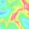 Harrower Peak topographic map, elevation, terrain