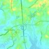 Gelanigama topographic map, elevation, terrain