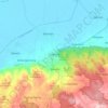Sukolilo topographic map, elevation, terrain