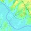 La Briouzière topographic map, elevation, terrain