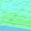 Puring topographic map, elevation, terrain