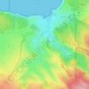 Kangaroos topographic map, elevation, terrain