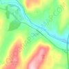 Brockways Mills topographic map, elevation, terrain