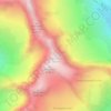 Sattelhorn topographic map, elevation, terrain