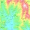 Kawna`ah topographic map, elevation, terrain