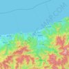 猫島 topographic map, elevation, terrain